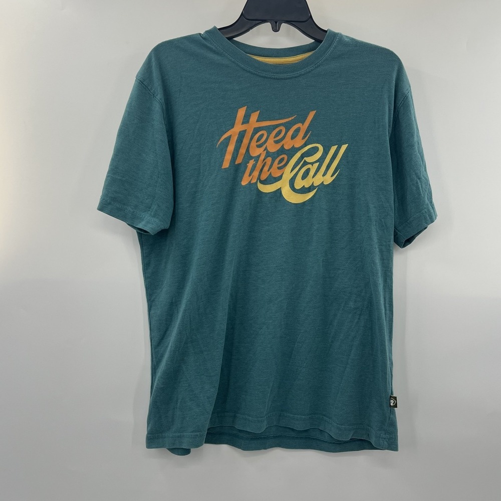 Howler Bros Heed the Call T Shirt Mens Large Short Sleeve Crew Neck Graphic Logo